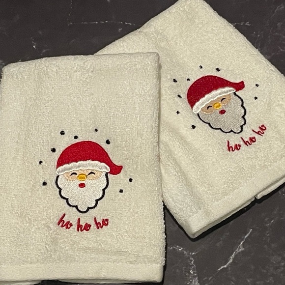 Santa Claus Hand Towel Set - Picture 1 of 1